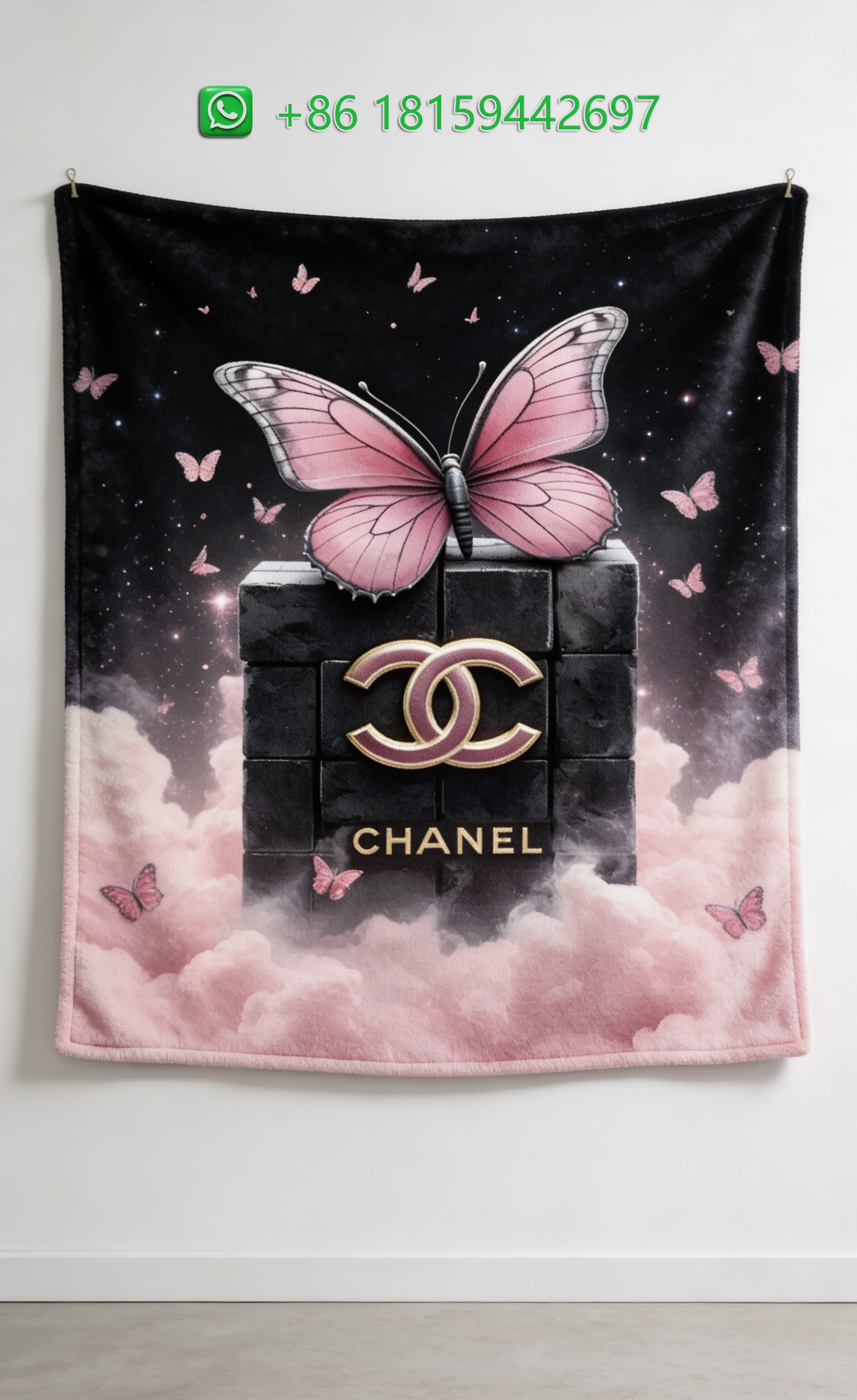 Chanel Throw Blankets
